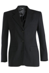 Edwards 6660 Edwards Ladies' Pinstripe Wool Blend Suit Coat