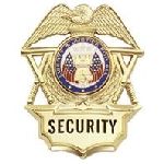 Security - (Crossed Nightsticks) - Gold - Cap