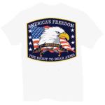 Hero's Pride 8816 America's Freedom - 2nd Amendment - T-shirt