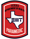  Premier Emblem D1750 Decal Paramedic Texas