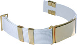 Premier Emblem P5170 Parade Belt Without Eyelets, With Large Buckle,2 Keepers
