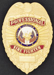 Premier Emblem PROFESSIONALFIREFIGHTER Professional Fire Fighter Eagle Shield