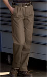Women's Pleated Front Cotton Casual Pant