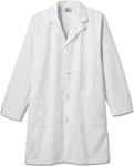 White Swan 762 Meta Mens 40" Cotton Knot Button iPad Labcoat